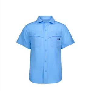 Youth boys Under Armour fisherman shirt.